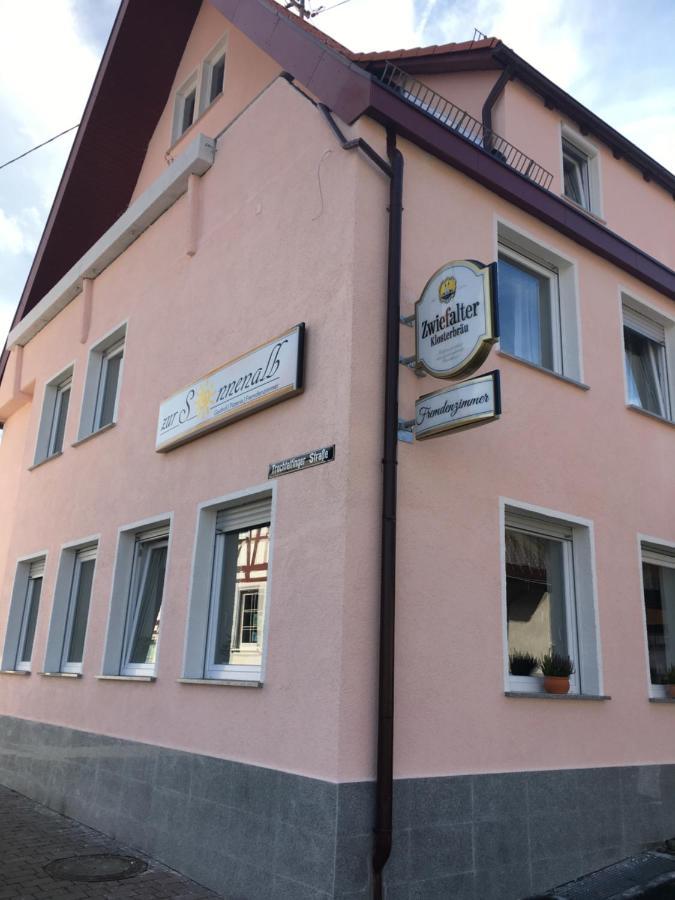 Zur Sonnenalb Hotel Sonnenbühl Buitenkant foto